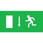 Pictogram noodverlichting Normalux Ecolight PPEXCEUE2 Pictogram noodverlichting Normalux Ecolight PPEXCEUE2